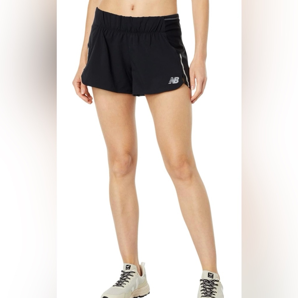 New Balance Black Athletic Shorts Lightweight Comfortable Fit